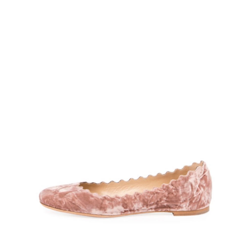 NWOT Chloe Velvet Lauren Ballet Flats